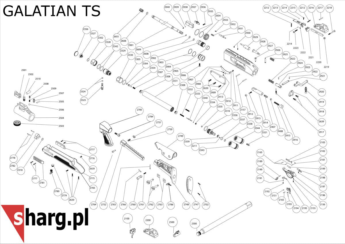 Adapter do napełniania kartusza PCP wiatrówki Hatsan (2323)