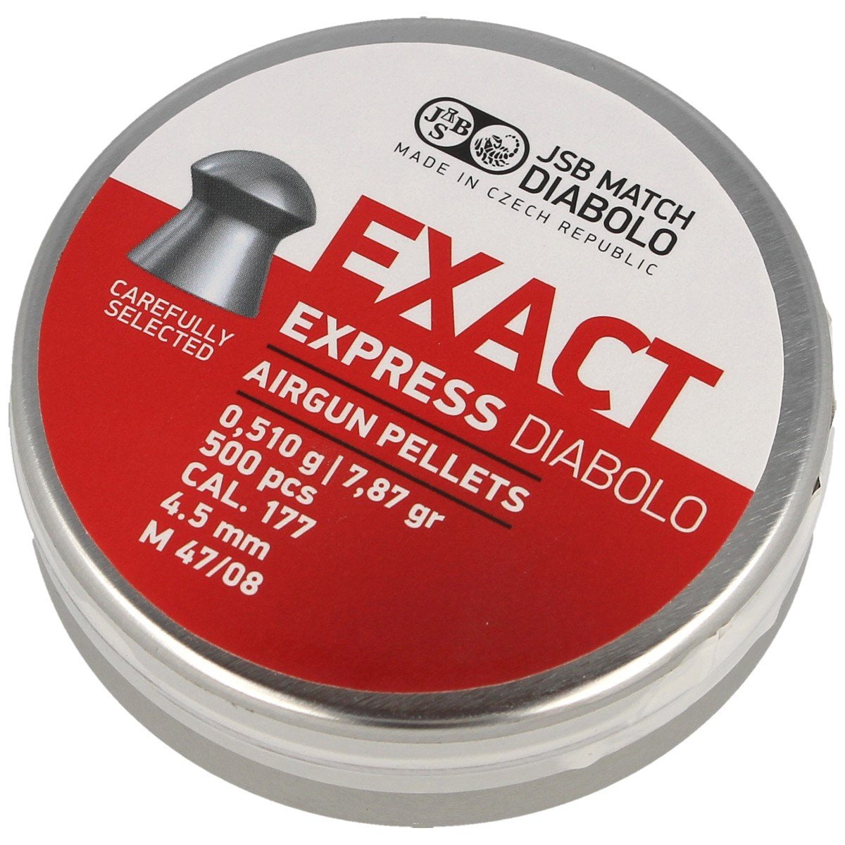 JSB Diabolo Exact Express pellets 4.52 mm, 500 pcs (546257-500)