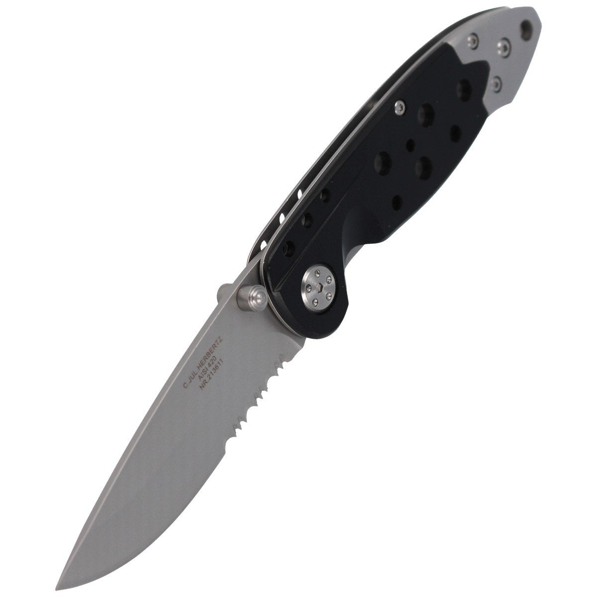 Knife Herbertz Solingen Drop Point Folder 82mm (213611)