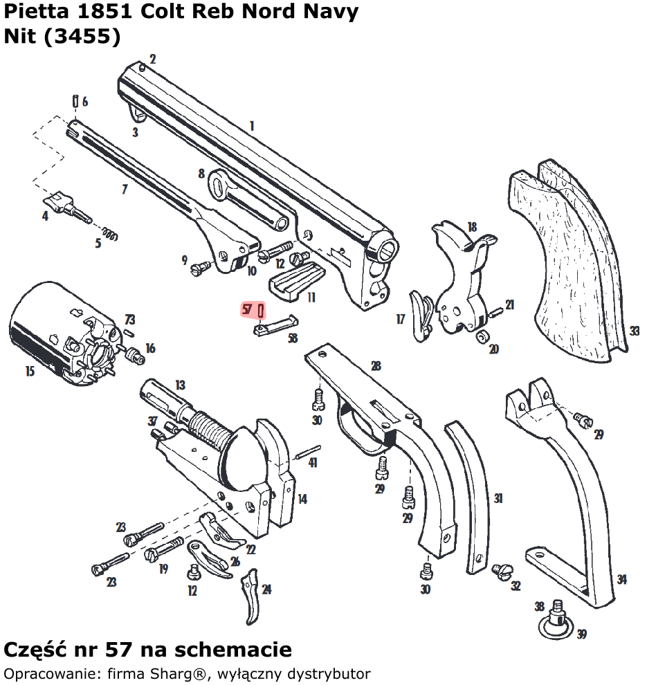 Nit Pietta 1851 Colt Navy (3455)