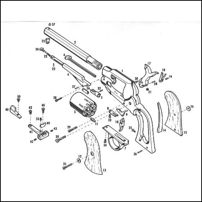 Pietta Revolver 1858 Remington New Texas Sheriff .44 (RGBSH44)