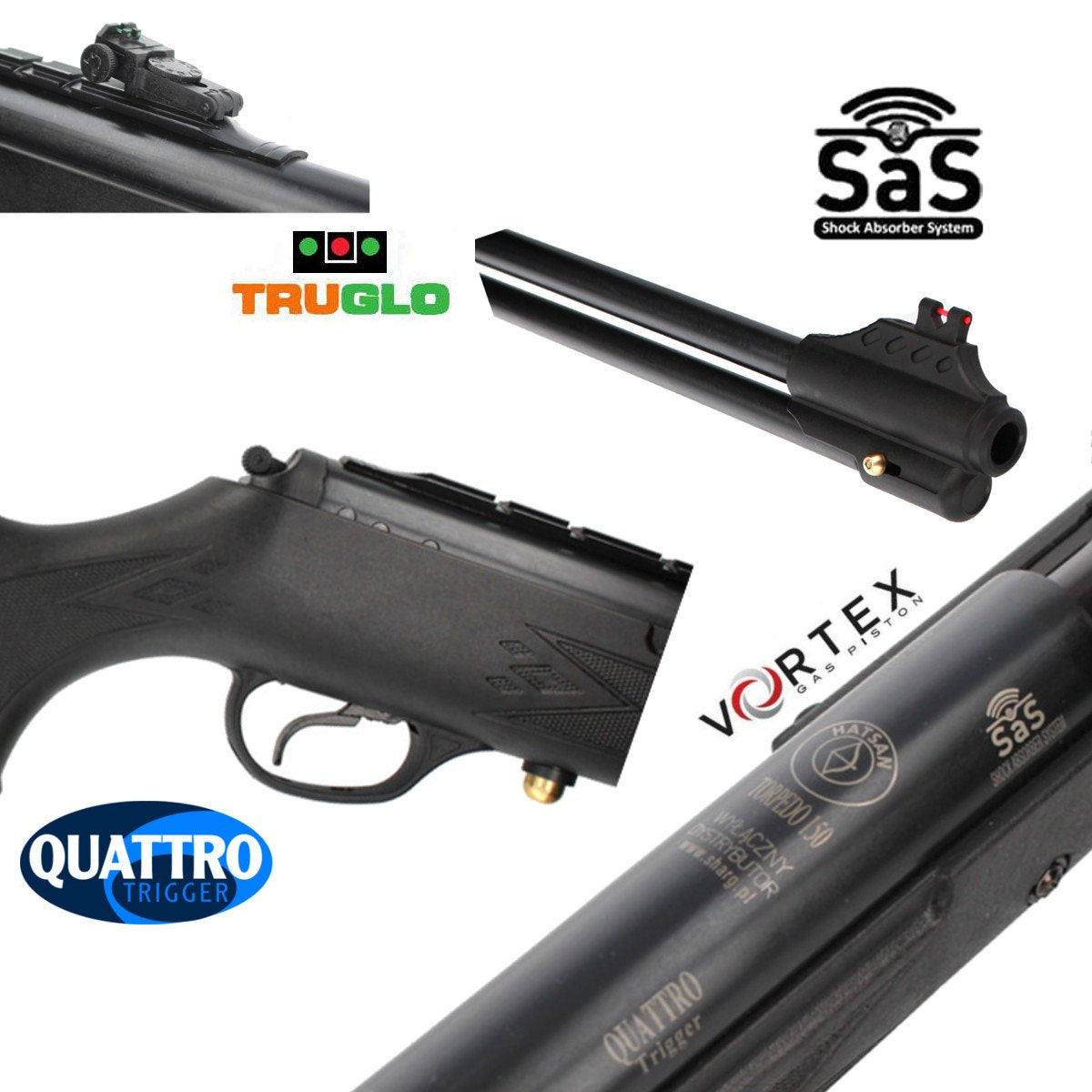 Wiatrówka Hatsan Torpedo 150 Vortex 4.5 mm