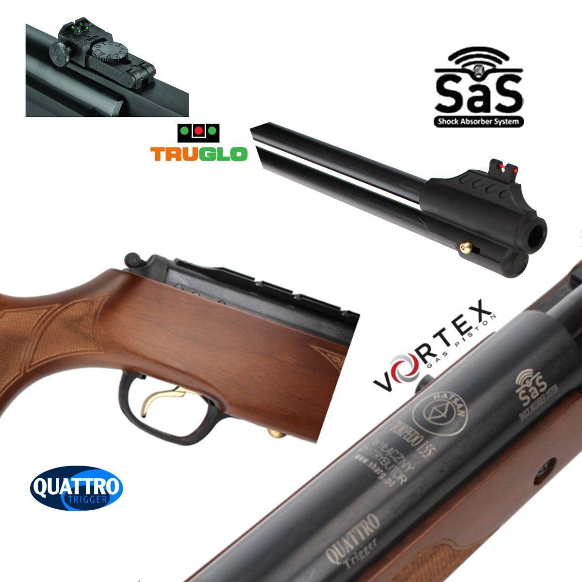 Wiatrówka Hatsan Torpedo 155 Vortex 4.5 mm