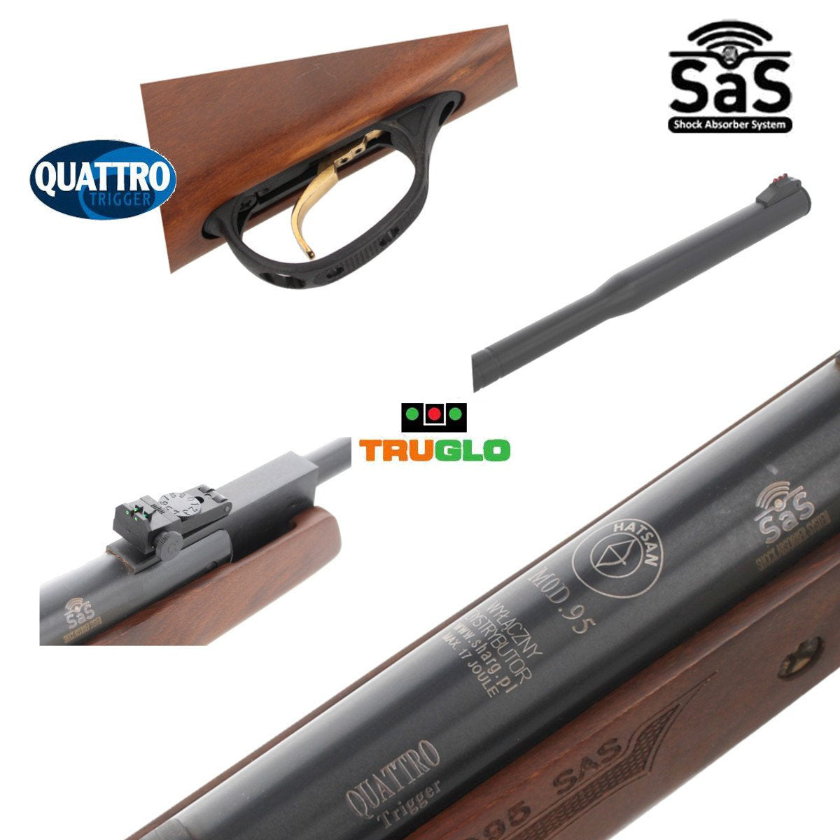 Wiatrówka Hatsan 95 QE 4.5 mm