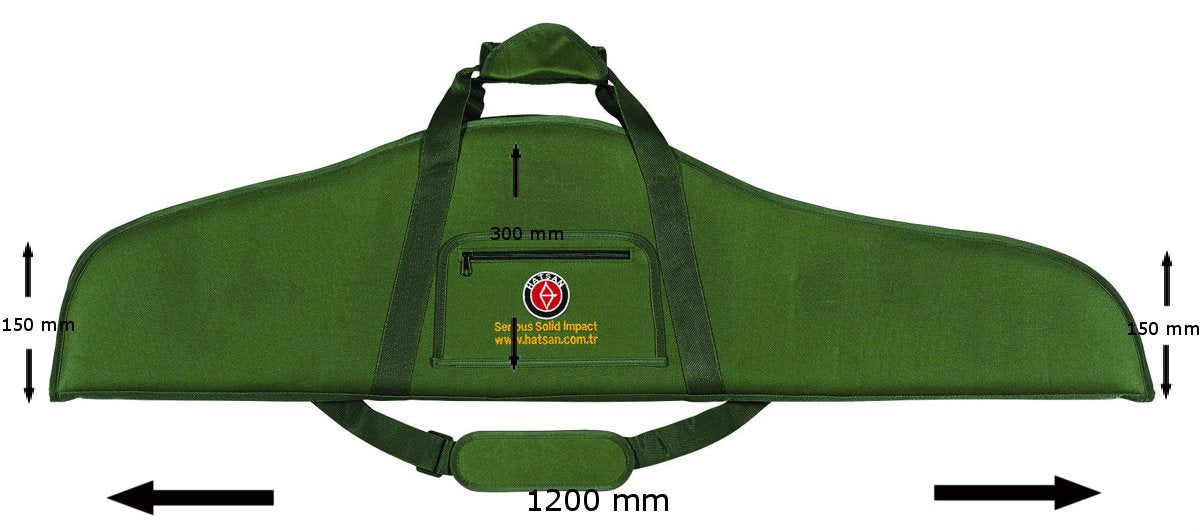 Futerał na broń z lunetą, kieszeń green (HATSAN PCP BAG)