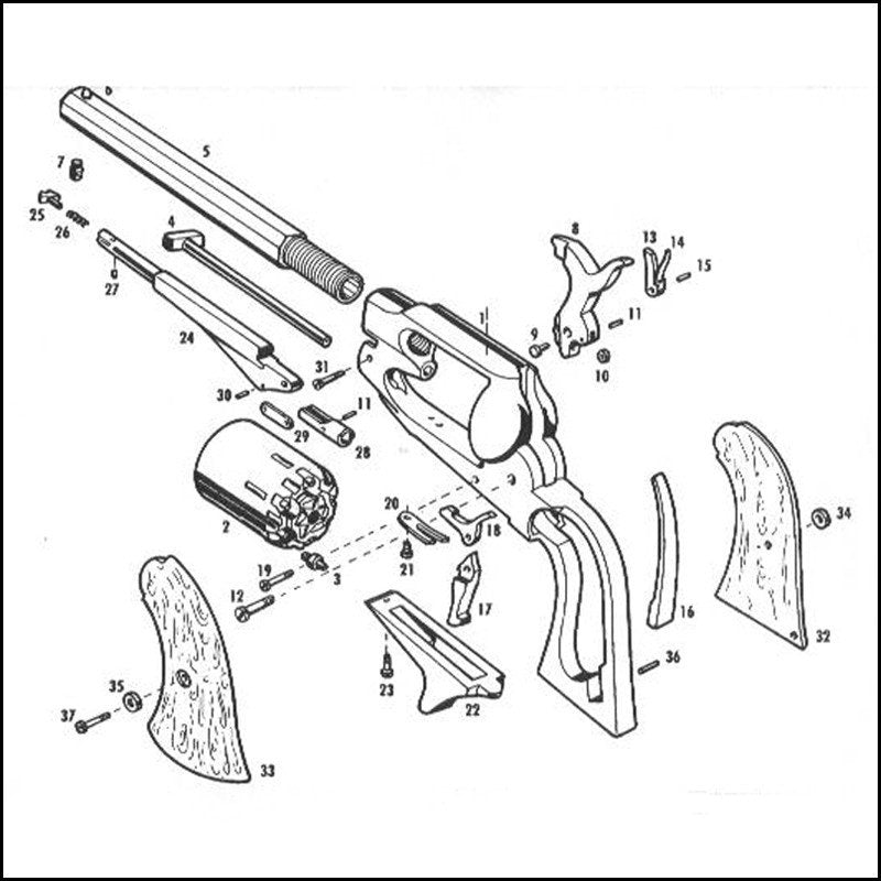 Pietta Revolver 1863 Remington New Pocket .31 (RPB31)