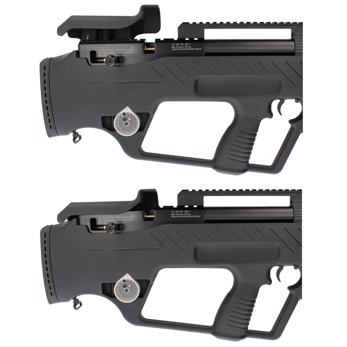 Wiatrówka Semi Auto PCP Hatsan BullMaster 4.5 mm