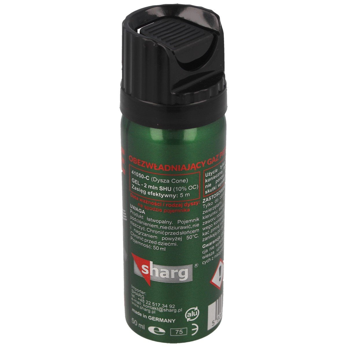 Sharg Defence Nato Gel Pepper Spray 2mln SHU, 50ml Cone (41050-C)