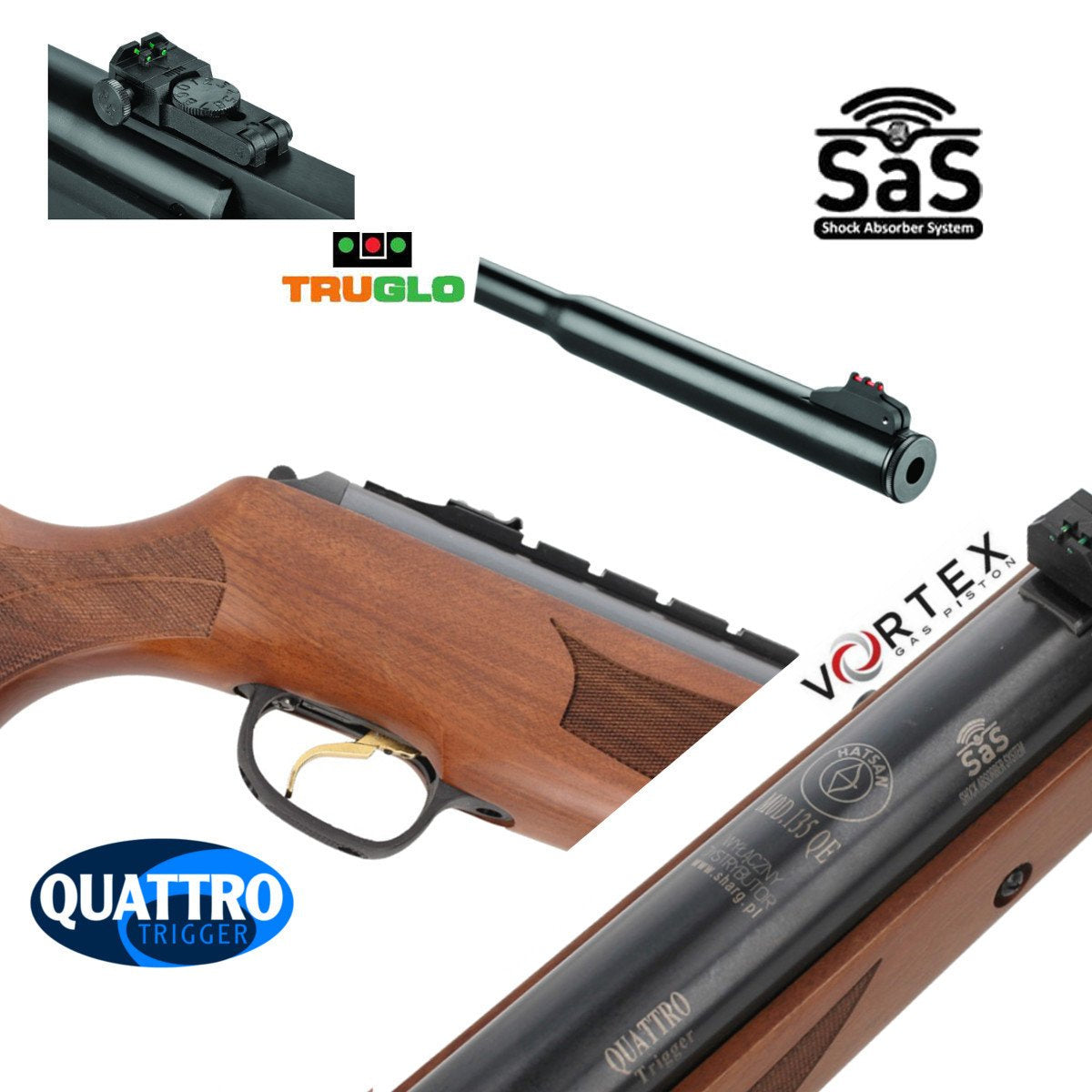 Wiatrówka Hatsan 135 QE Vortex 4.5 mm