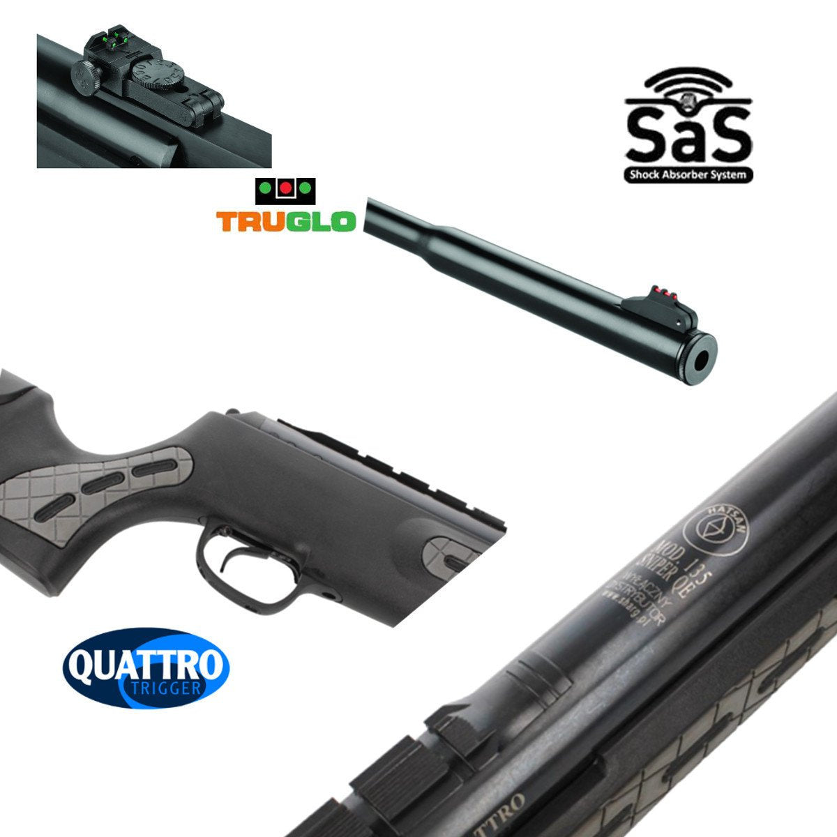 Wiatrówka Hatsan 135 QE Sniper 7.62 mm