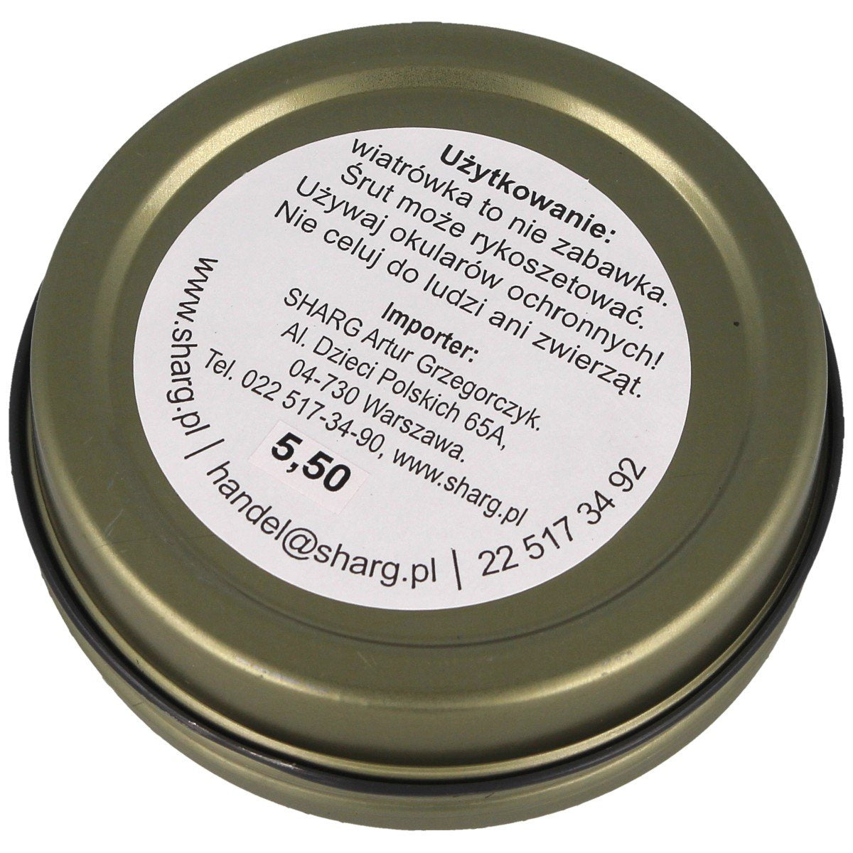 Apolo Air Boss Barracuda Copper AirGun Pellets .22/ 5.52 mm, 250 pcc 1.36g/21.0gr (30001-2)