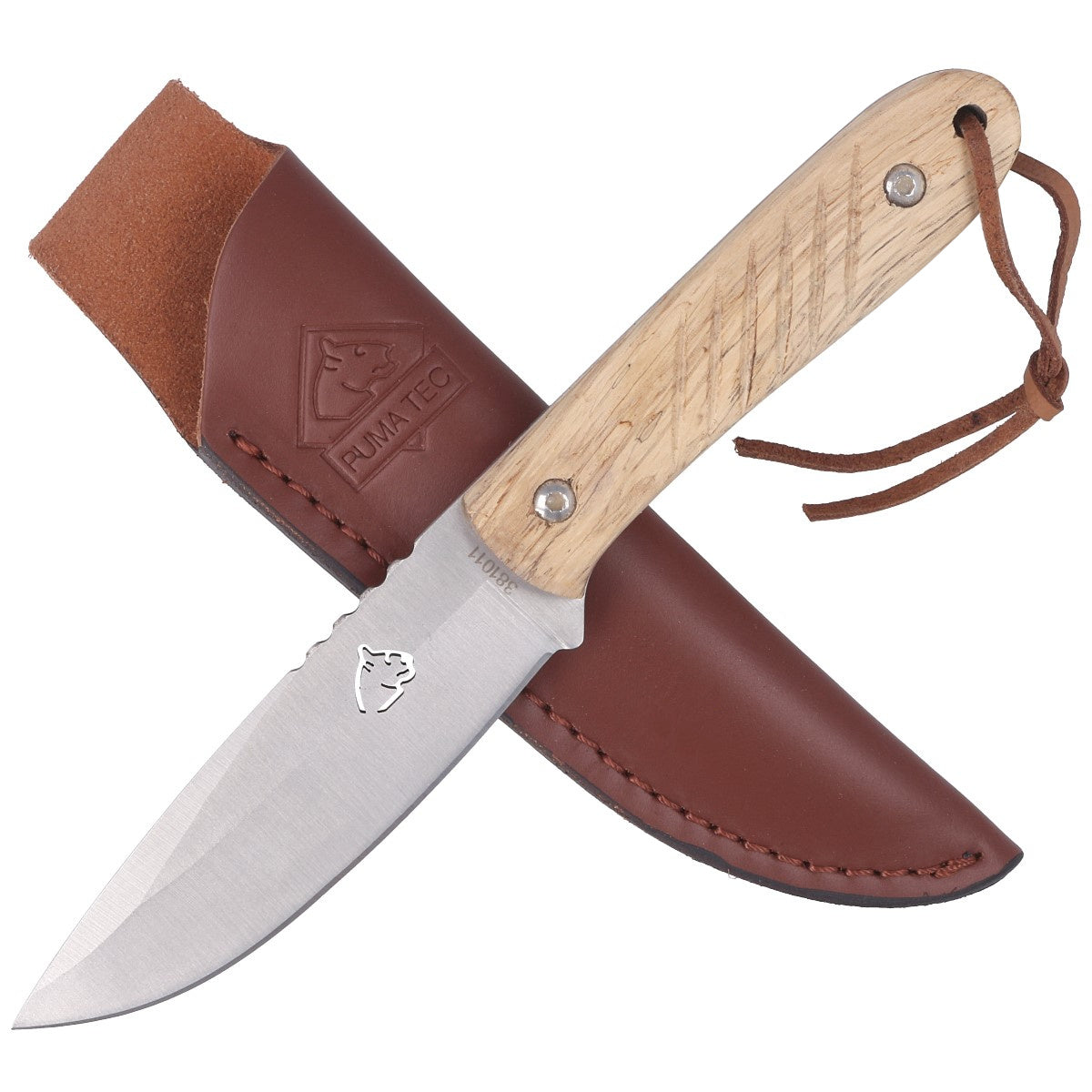 Puma TEC Knife Zebrano Wood, Satin 420 (381011)