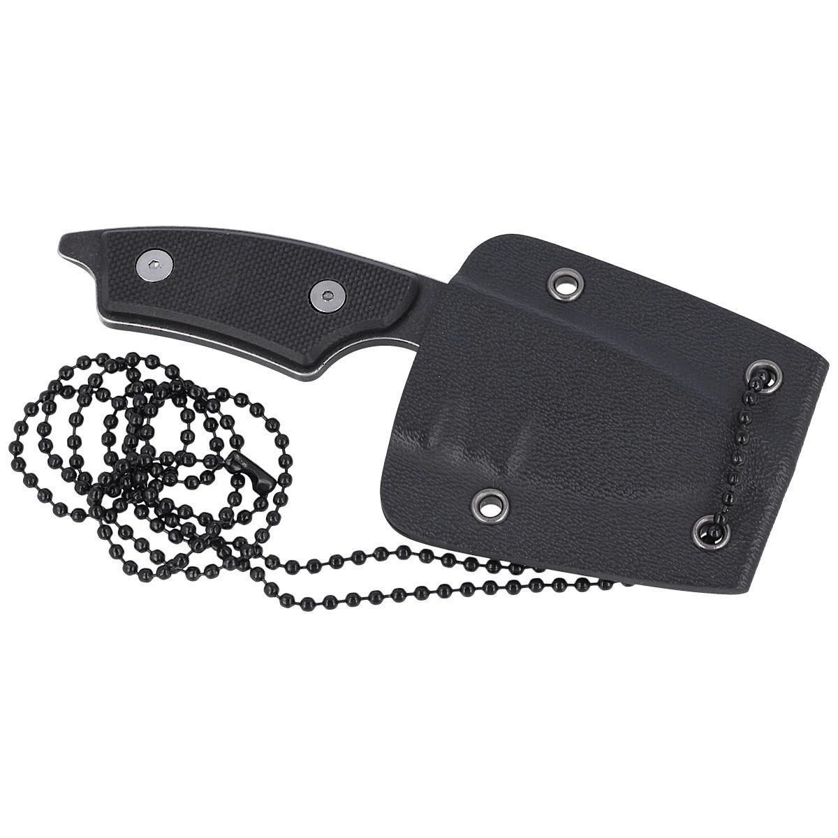 Herbertz CJH Neck Knife Black G10, Black Stonewashed 420 (10000345)