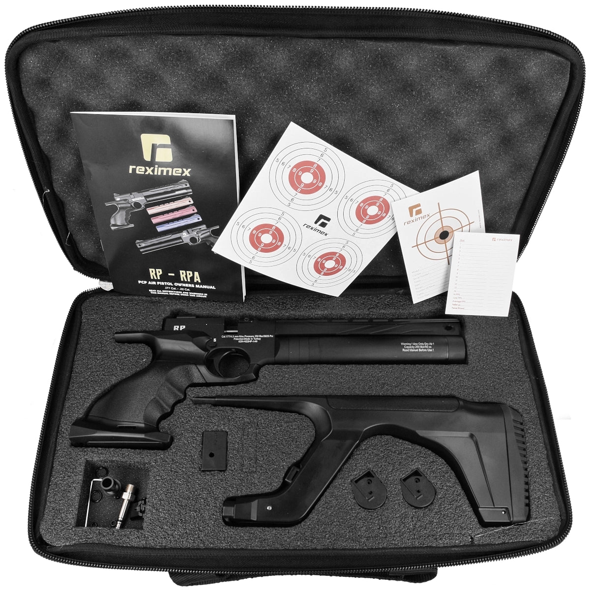 Reximex RP 4.5mm PCP Air Pistol with Regulator