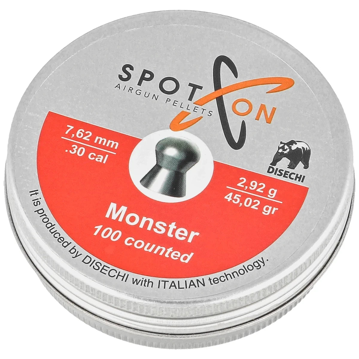 Spoton Monster .30/7.62mm, 100 psc 2.92g/45.02gr