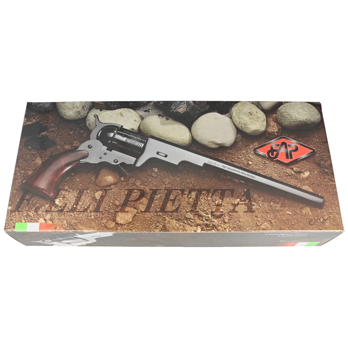 Pietta 1858 Remington New Model Army Snubnose Steel .44 Revolver (RGA44LC/3'')