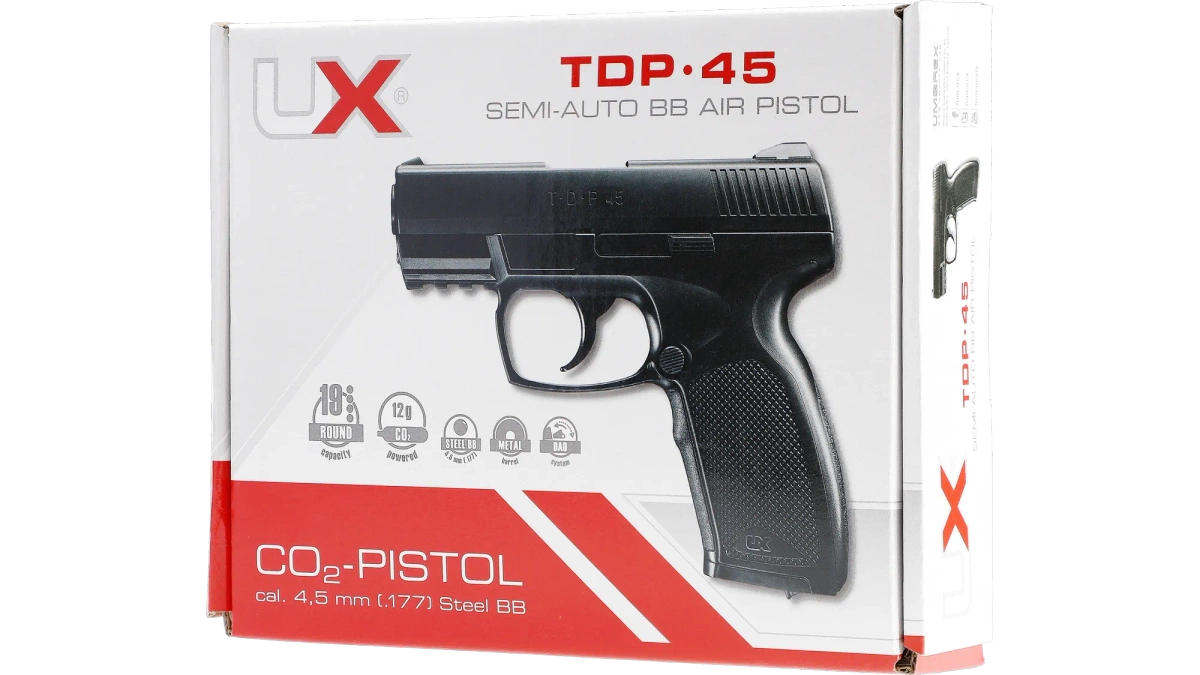 Pistolet wiatrówka Umarex TDP 45 4,5 mm BB CO2 (5.8180)