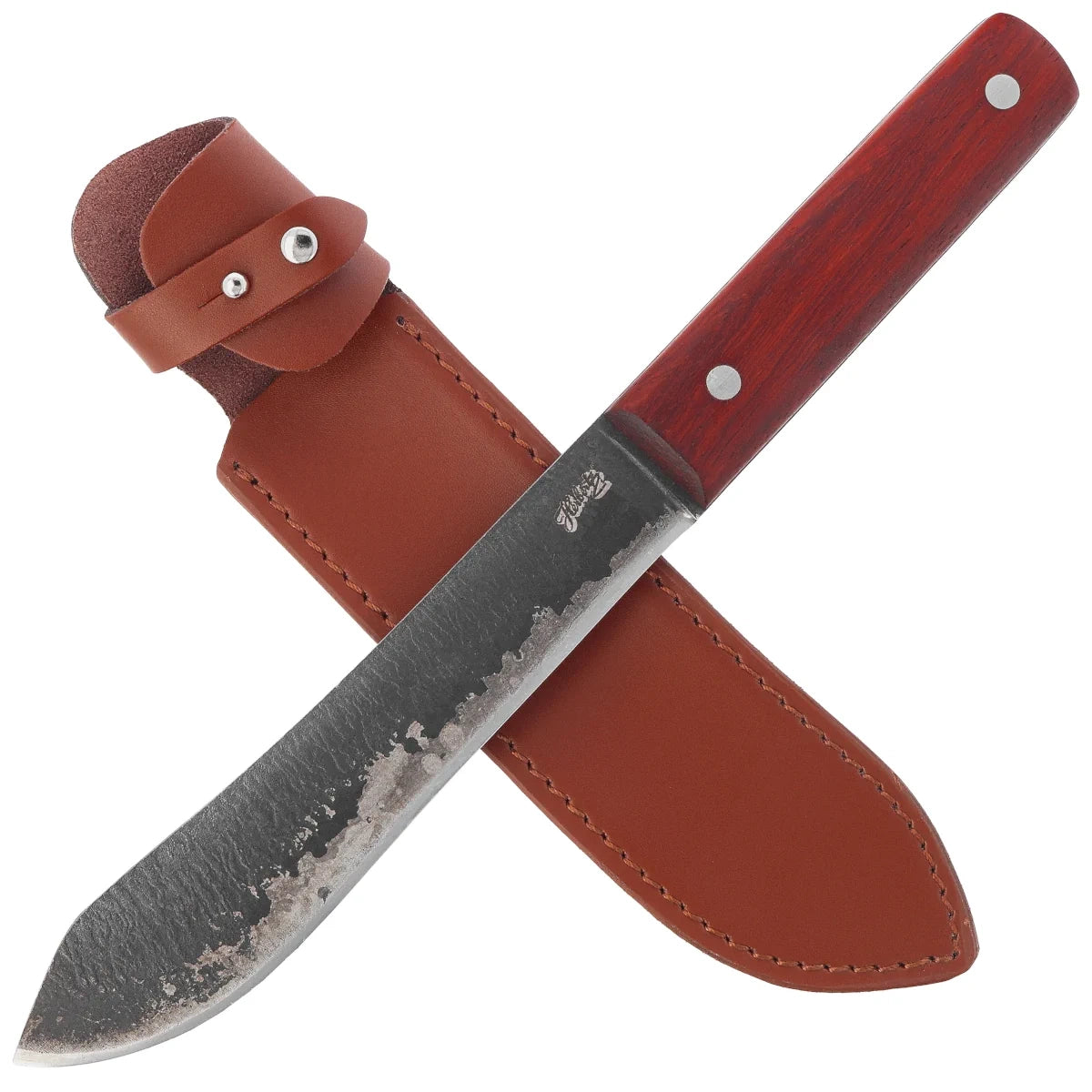 Herbertz CJH Bushcraft Knife Sandal Wood, Forged 420 (55050)