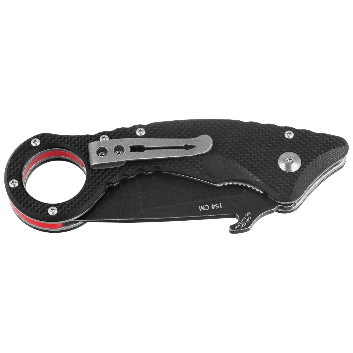 Spartan Blades Ronin Shoto Knife Black G10, Black TiN CPM 154CM by Tu Lam (SFBL9BK)