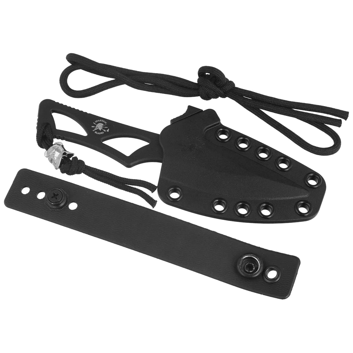 Spartan Blades Enyo Knife Black Powder AUS-8A by Curtis Iovito and Mark Carey (SBBL2BK)