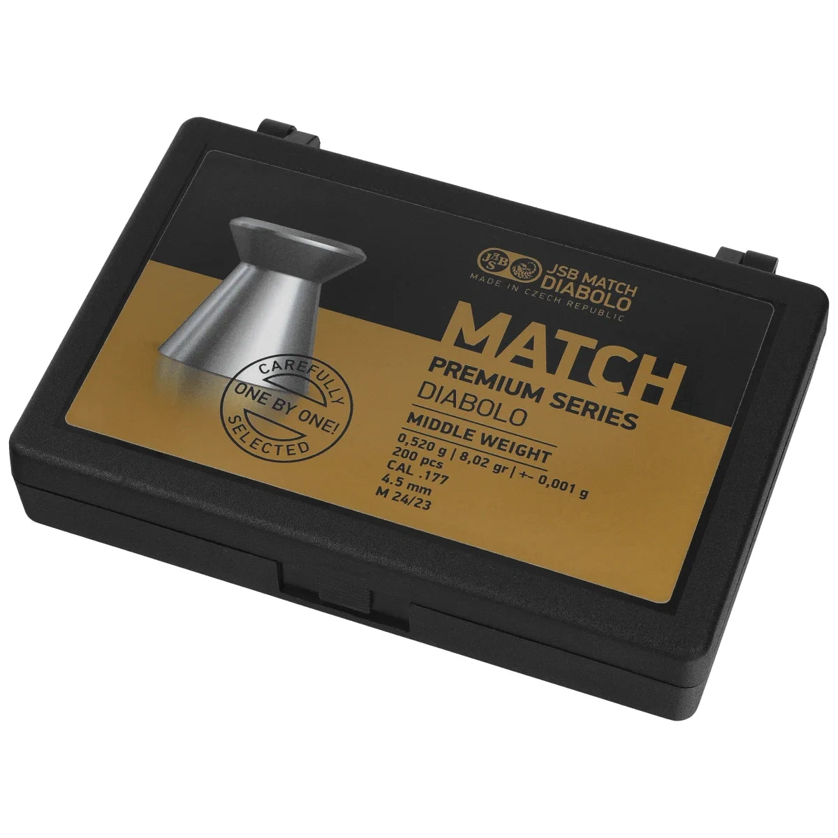 JSB Match Premium Middle Pellets 4.50 mm, 0.520 g, 200 pcs (1015-200)