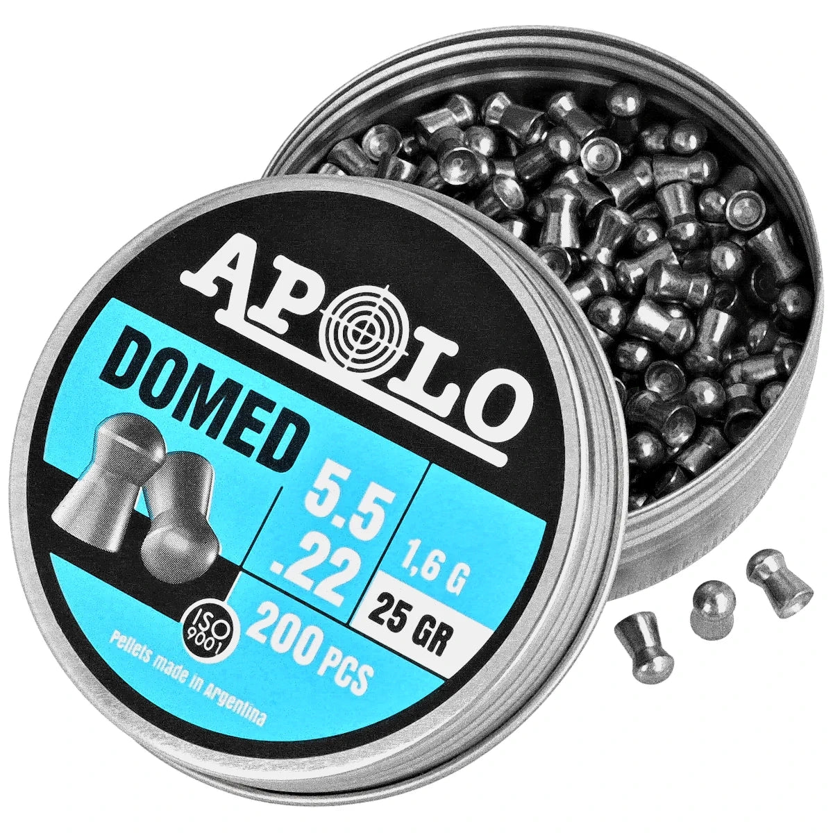Apolo Domed Pellets 5.50 mm, 1.6 g, 200 pcs (19918)