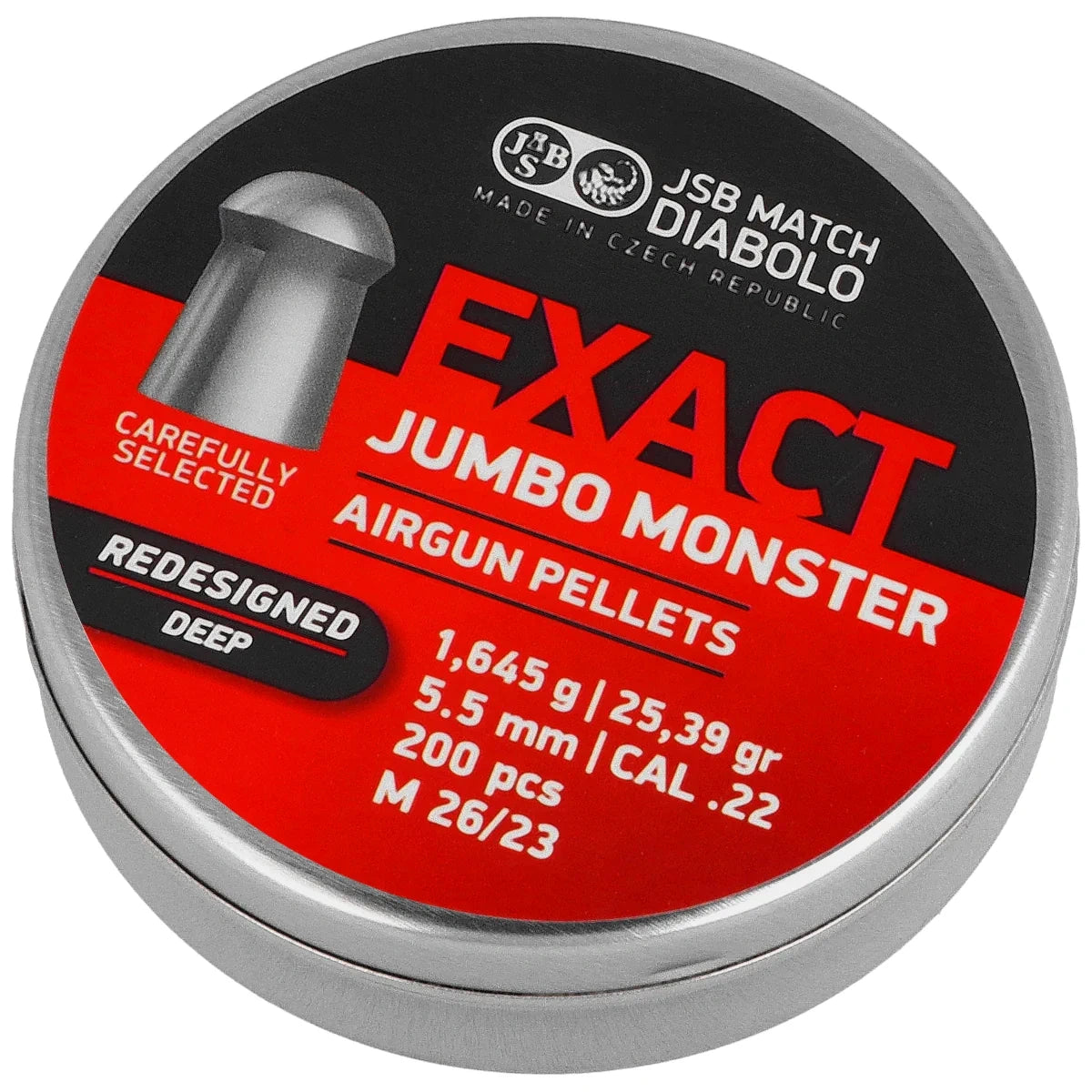 Śrut JSB Jumbo Monster Redesigned Deep 5.52 mm, 200 szt. (546188-200)