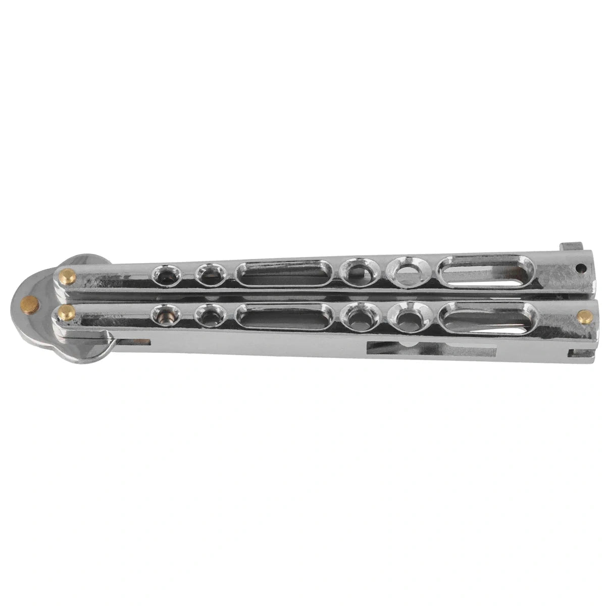 Martinez Albainox Balisong Chrome Zamak, Mirror 3Cr13Mov (02053-C)