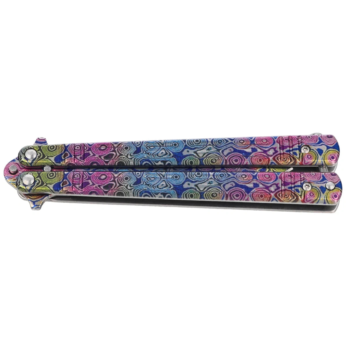 Martinez Albainox Balisong Knife 3D Colours Steel, 3D Colours 3Cr13Mov (02219)