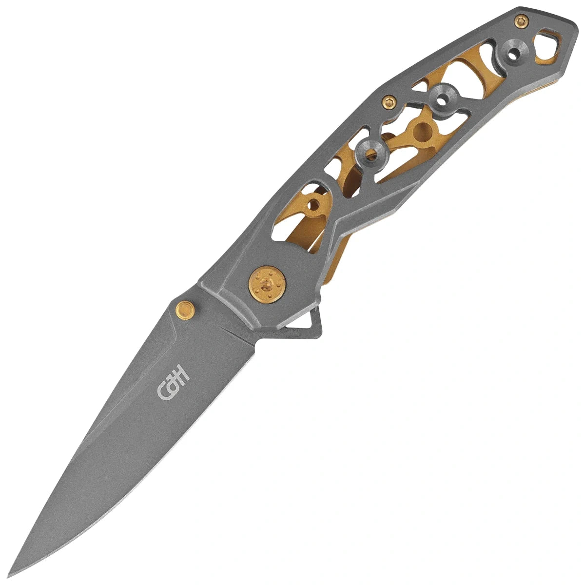 Herbertz Knife Gray Stainless Steel, Titanium Coated 420 (10000368)