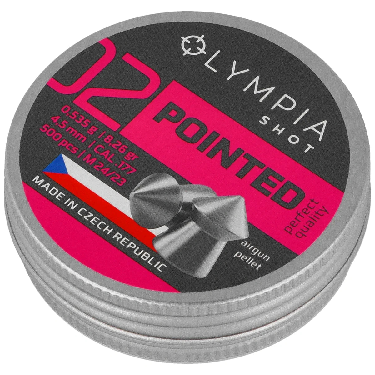 JSB Olympia Shot Pointed Pellets 4.50 mm, 0.535 g, 500 pcs (500112-500)
