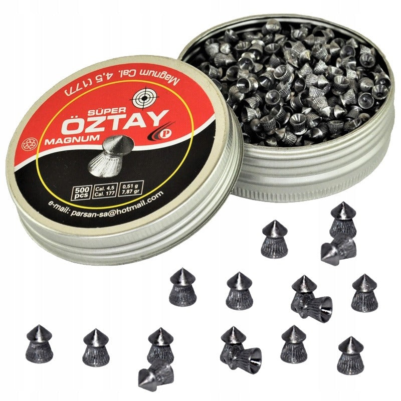 Śrut diabolo Oztay Magnum 4,5 mm ostry 500 szt.