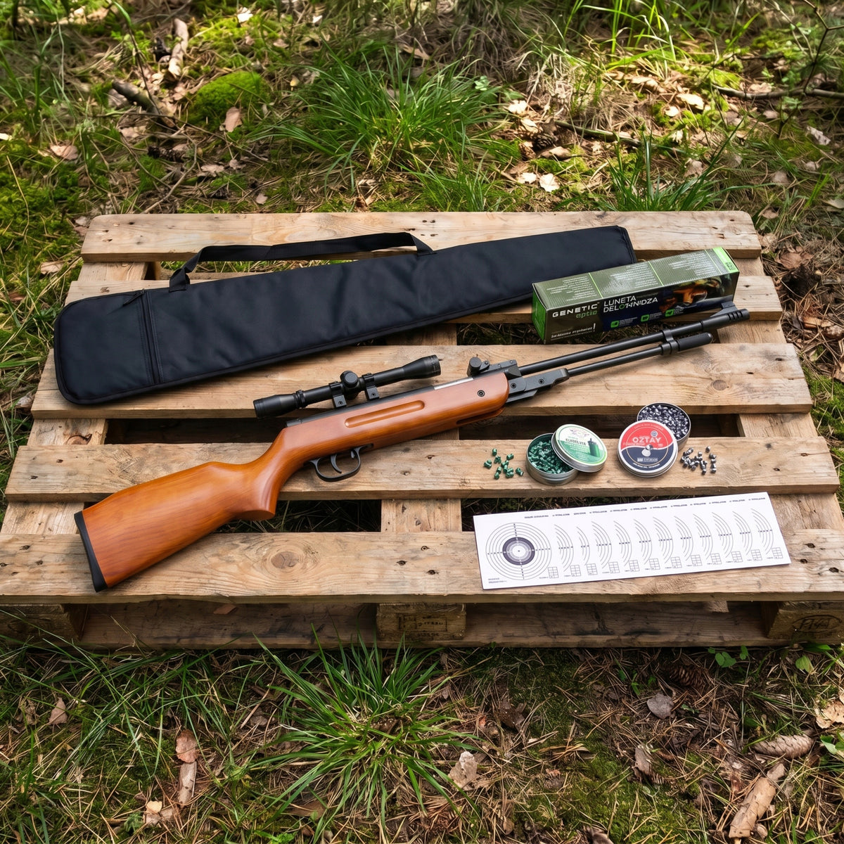 WIATRÓWKA SPRĘŻYNOWA MOCNA! B3 DOLNY NACIĄG KALIBER 4,5 mm lufa gwintowana!